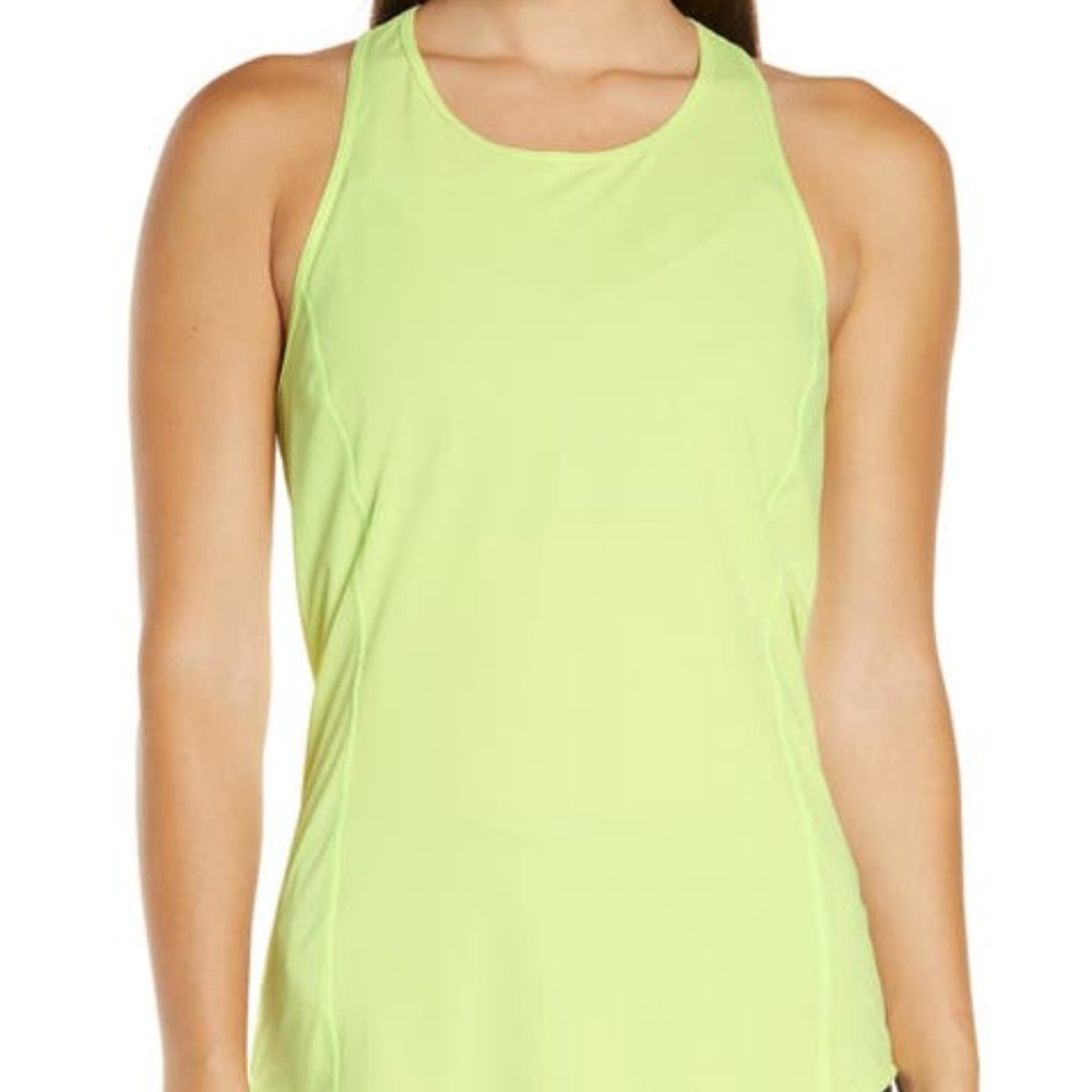 lululemon athletica Lime Green Racerback Tank Top